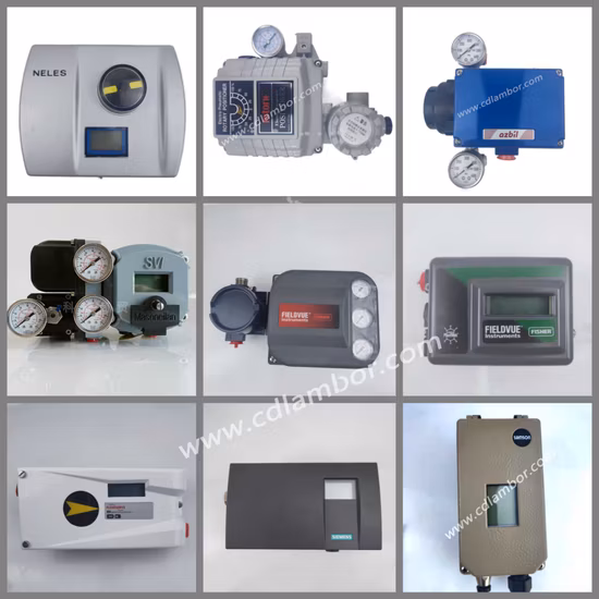 Hot Sale! World Leading Brand Positioner Smart Digital Control Valve Pneumatic Fisher Masoneilan Azbil Neles ABB Samson Rotork