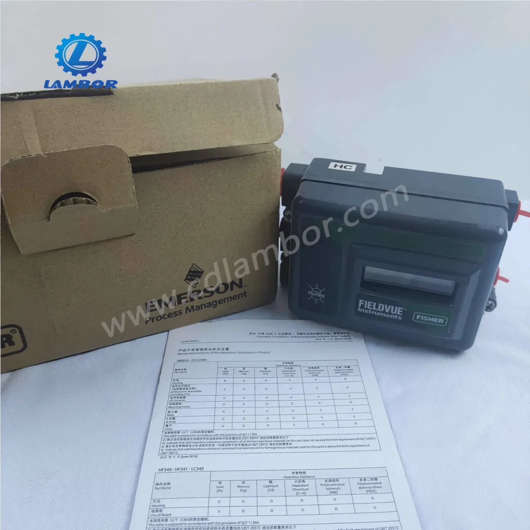 Hot Sale! Fisher DVC2000 Hart Communication Smart Digital Valve Positioner DVC6200f/DVC6200 Sis/DVC2000