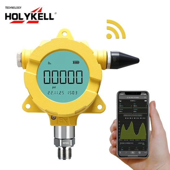 Holykell Display LCD antideflagrante GPRS 4G Trasmettitore di pressione dell'acqua wireless