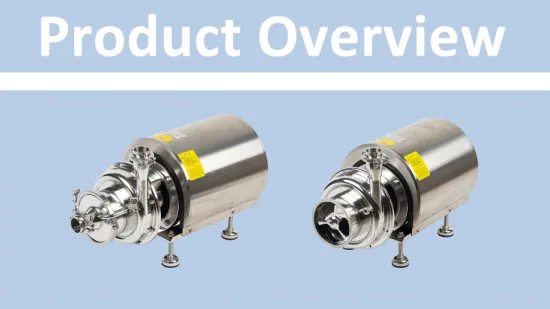 Pompa centrifuga con funzione CIP da 2,2 kW con motore ABB con collegamento a flangia